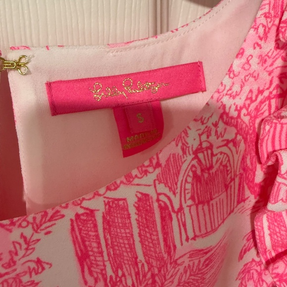 EUC Lilly Pulitzer Kailee Sleeveless Ruffle top Size Small - Picture 5 of 5